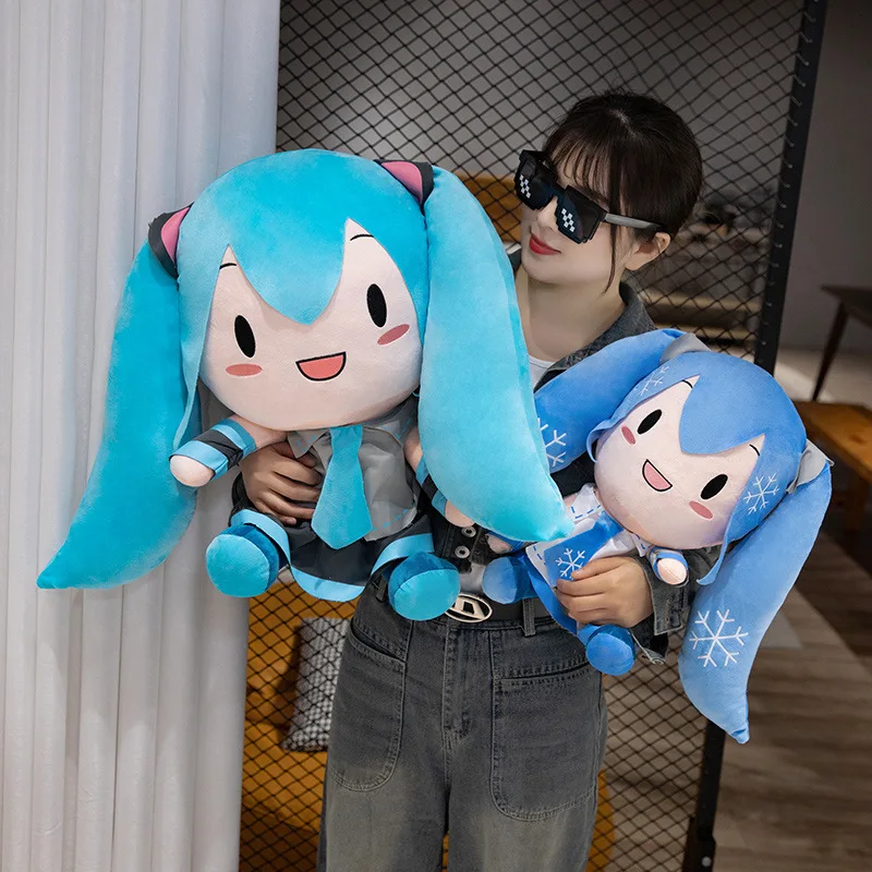 Фото Плюшевая игрушка Kawaii Miku Fufu, 25 см, мягкая подушка, милый подарок на день рождения, аниме-кукла №3