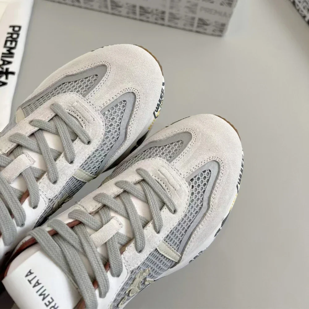 PREMIATA классические ретро универсальные тканевые кожаные кроссовки простые