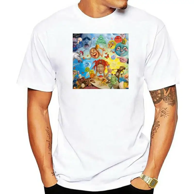 Мужская футболка Funy red redd tour 2022 trippie boyolali tshirs женская