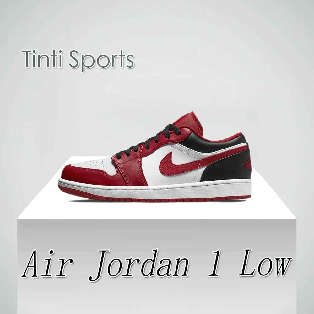 Мужские баскетбольные кроссовки Nike New Air Jordan 1 Low удобная повседневная обувь с