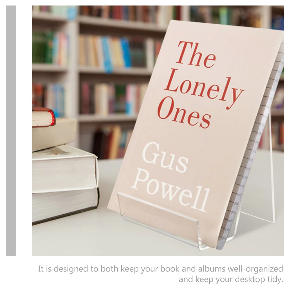 Прозрачная подставка для журналов прозрачная акриловая книжная мольберт полка