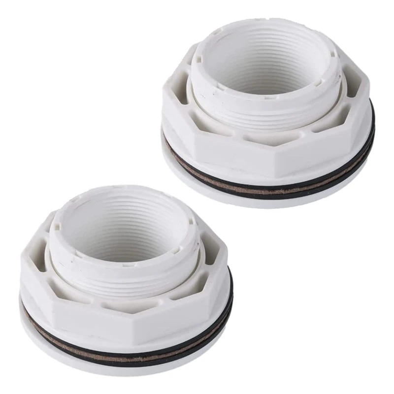 

2 Piece Above Ground Pool Inlet Return Fitting 1 1/2Inch White For Hayward SP1023