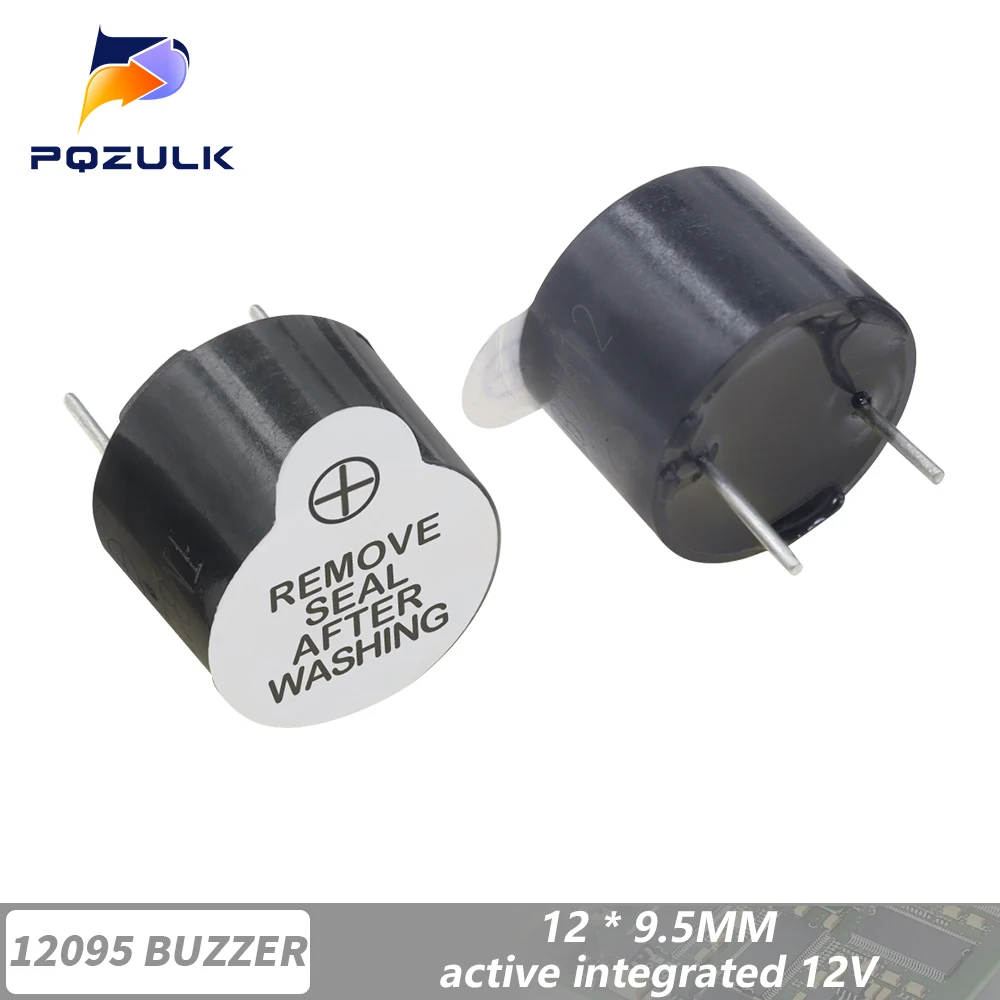 

10 шт. 12095 активный зуммер 3 В 5 В 12 В 12*9,5 мм звуковой сигнал динамик зуммер