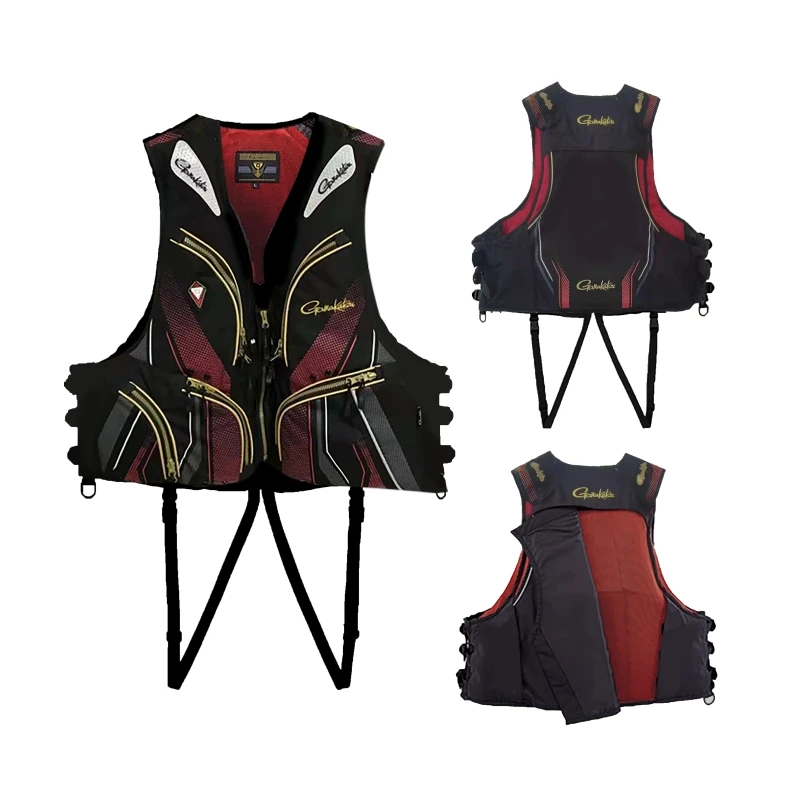 

2022 Gamakatsu NEW Fishing life jacket outdoors Leisure 120 kg Vest sports Multi-function Breathable vest/cloth GM-2185