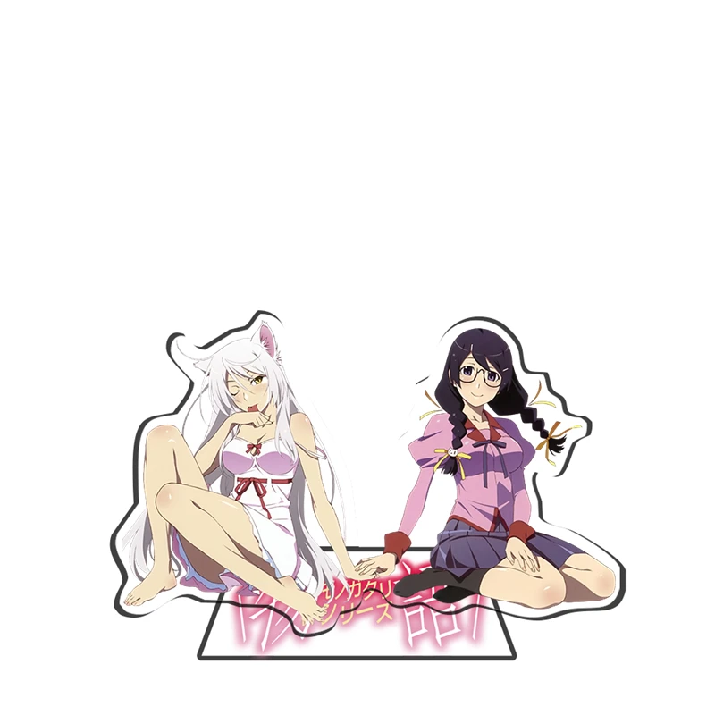 Фото Аниме Tsukimonogatari акриловая фигурка-подставка Monogatari (серия) персонаж Sengoku Nadeko Araragi Koyomi Creative 15 см №2