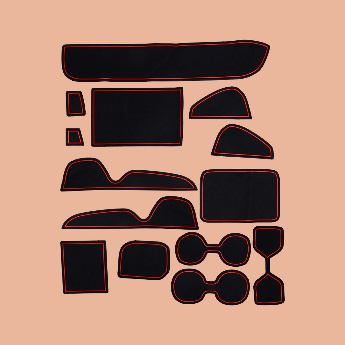 1 комплект Нескользящий Резиновый коврик для держателя стакана Toyota RAV4 2019 2020 2021 2022