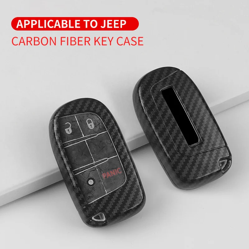 

Car Key Case Protection Accessories for Jeep WK2 KL BU MP Dodge Chrysler 200 300C For Dodge Ram 1500 Journey Charger Dart Challe