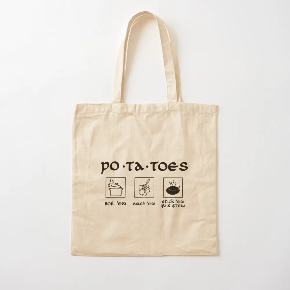 Po-ta-toes Tote Bag shopper bags bag luxury women Canvas