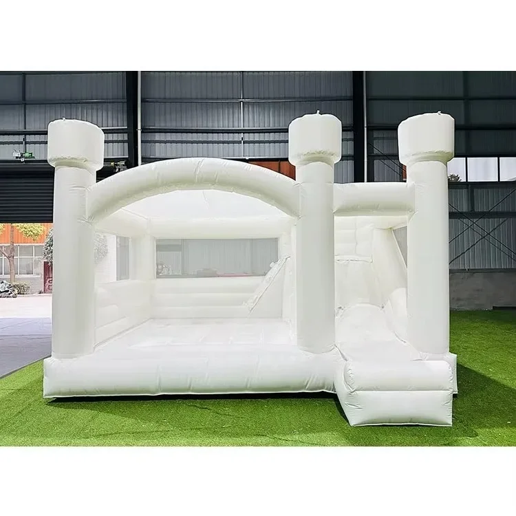 Фото Оптовая продажа пастельных розовых прыжков Bouncer Bounce House Bouncy Castles для покупки №4