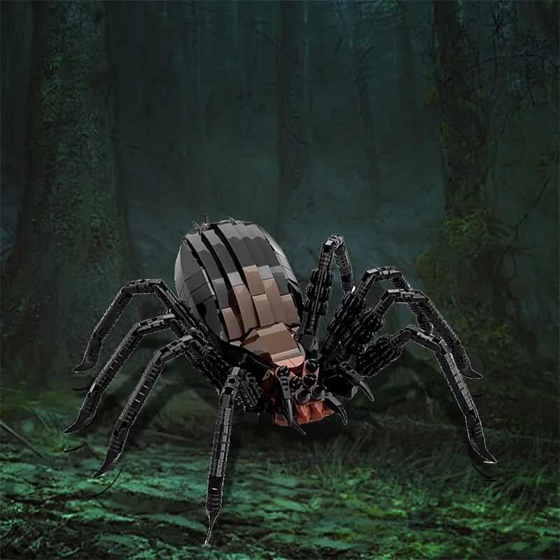 Кольца MOC из фильма Возврат короля строительный блок большой паук Shelob