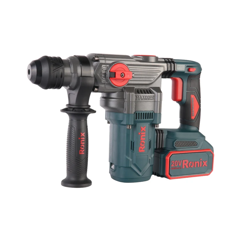 RONIX 20V 3.5J Мощный 10-миллиметровый патрон Бесщеточный аккумуляторный перфоратор с