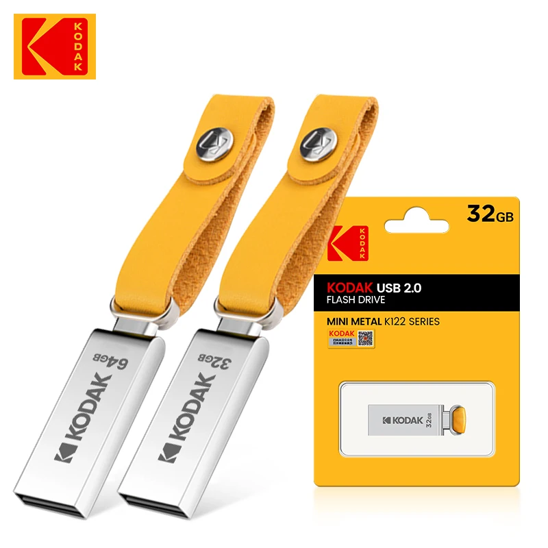 

100% Оригинальный металлический флэш-накопитель KODAK USB 128, флэш-накопитель 32 ГБ, 64 ГБ, ГБ, U-диск, память для ПК, автомобилей, участков ландшафта, для флэш-ключей