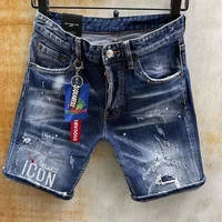 2021 new style dsquared2 fashion trend ripped paint dot mens jeans d9136