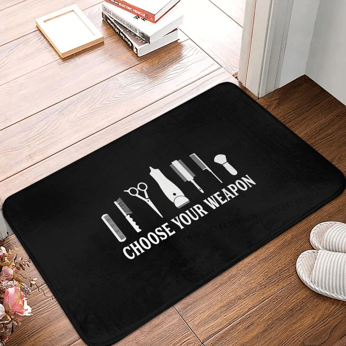 

Salon Life Non-slip Doormat Barber Funny Hairstylist Bath Bedroom Mat Outdoor Carpet Indoor Modern Decor