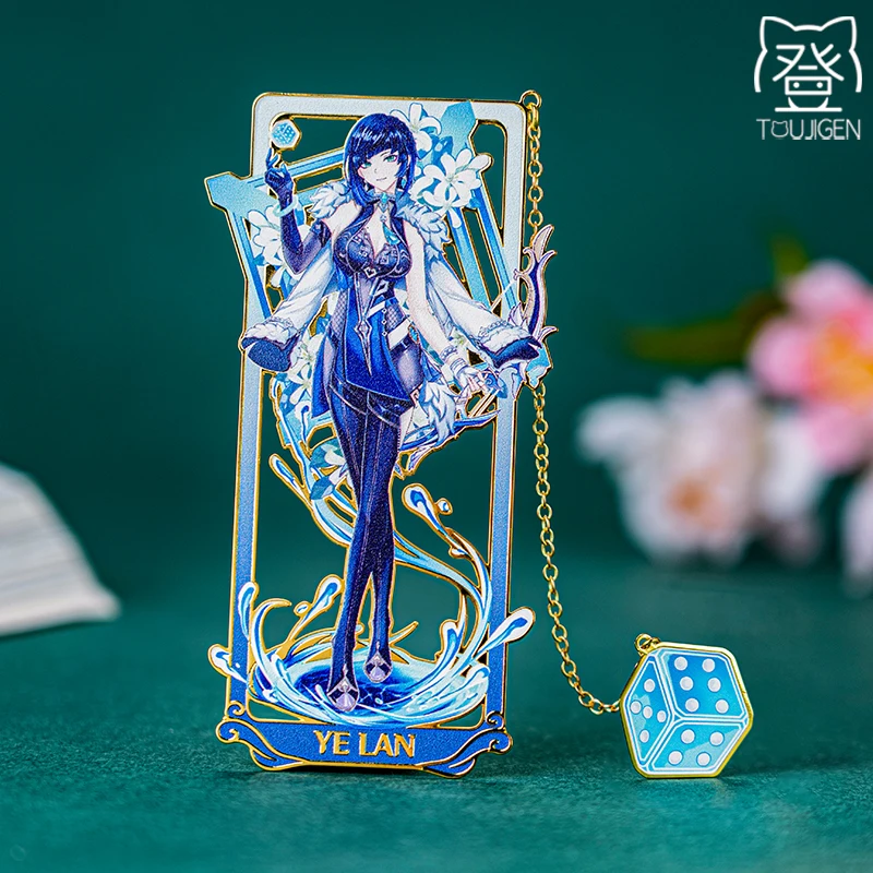 

Аниме игра Genshin Impact Косплей Yanshang Чайный дом желан Мерч металлическая Закладка Doujin подарок брелок Подвеска сувенир