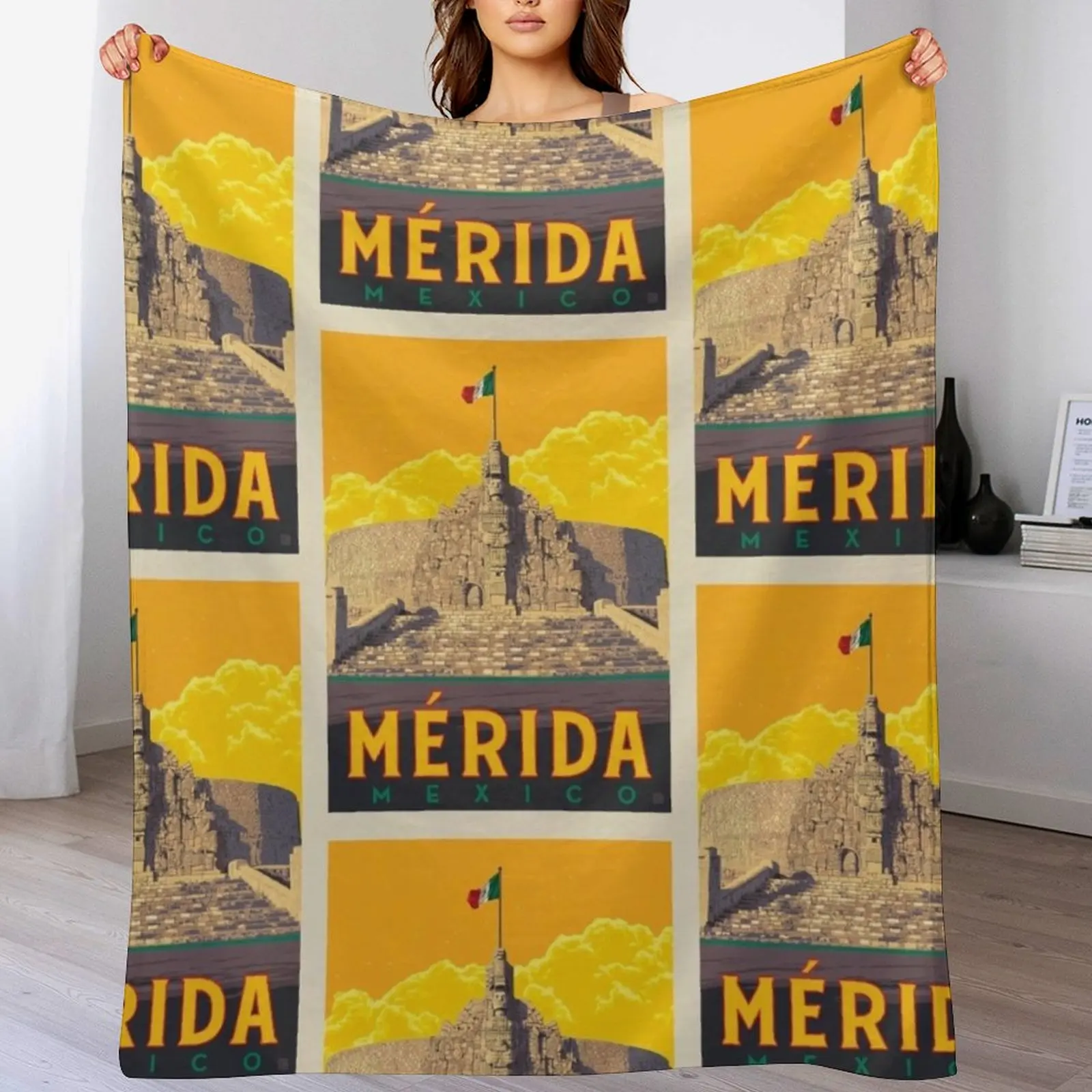 Меріда Мексика пледы для дивана тонкие забавные подарочные одеяла