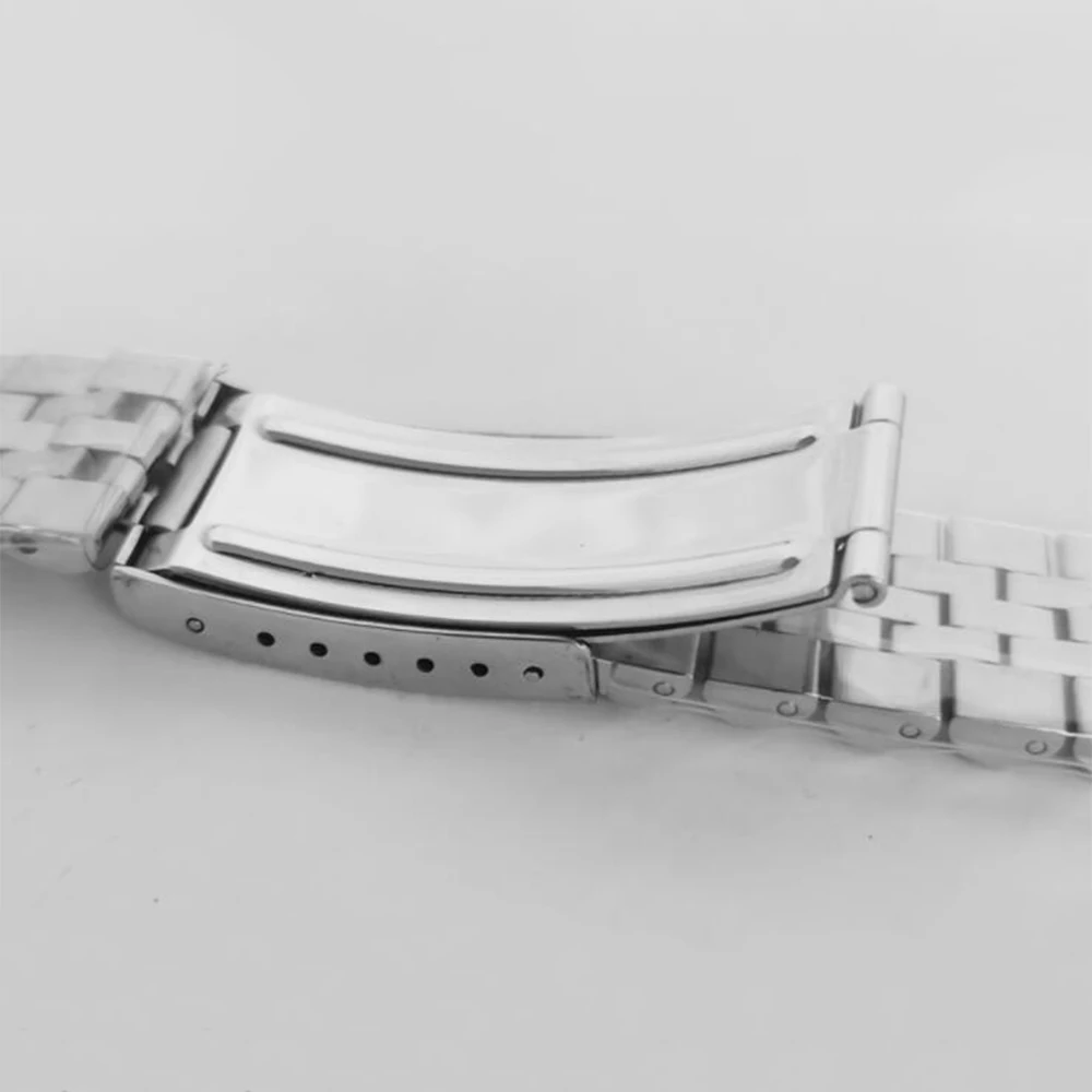 39.5mm Vintage Watch Case Strap Set for NH35/NH36 Movement Stainless Steel Case Band Bidirectional Bezel Watch Modified Parts