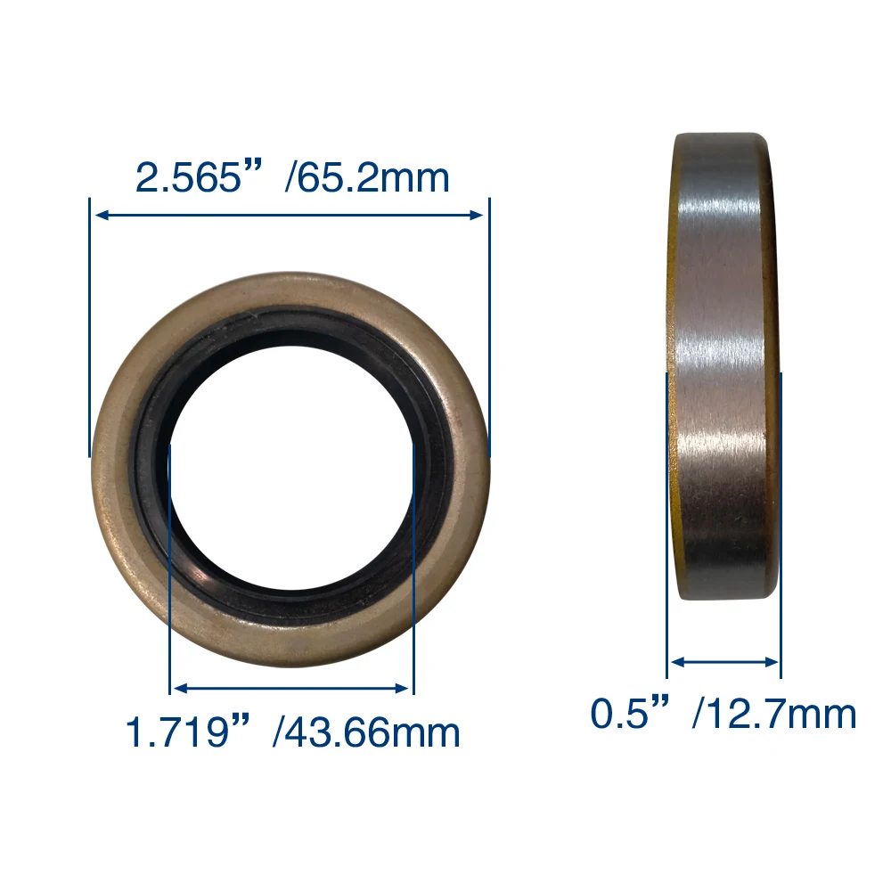 Масляное уплотнение осевого подшипника колеса прицепа смазочное 3500LBS центр I.D.1.719