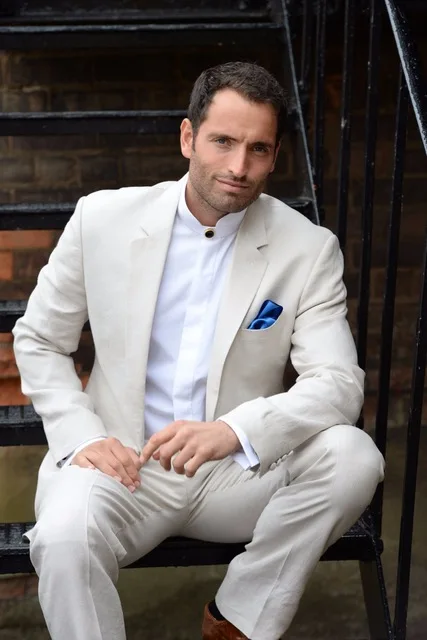 

2023 Latest Coat Pant Designs Ivory Summer Beach Men Suits Slim Fit 2 Pieces Wedding Tuxedos Suits Groom Blazer Costume Homme
