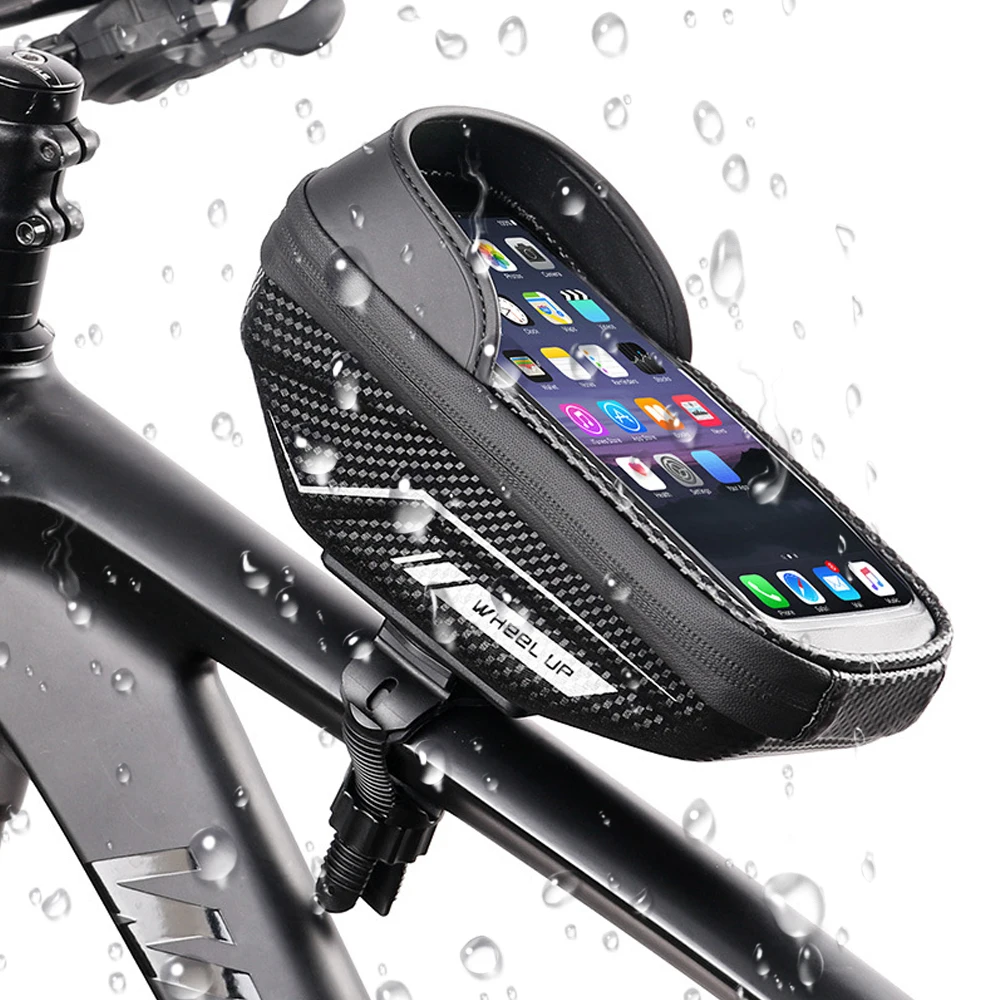 

Водонепроницаемая велосипедная сумка, верхняя трубка, велосипедная сумка, Женский держатель, сенсорный экран 6,9 дюйма, велосипедная сумка д...