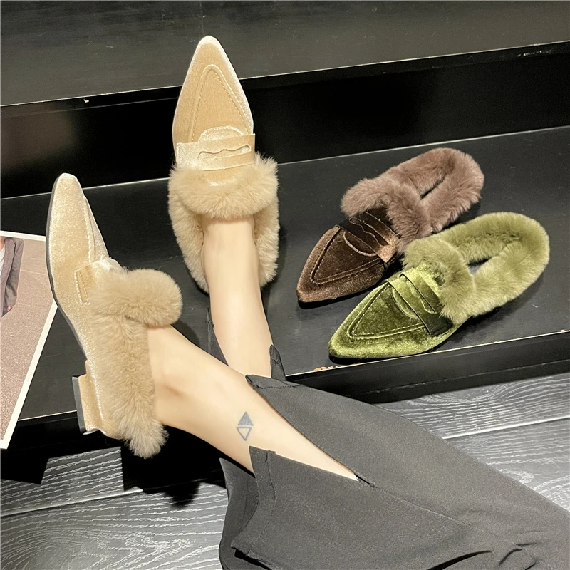 

Женские мюли, модные сандалии Baowen на низком каблуке, шлепанцы, женская домашняя обувь, женская обувь, бесплатная доставка, женская обувь