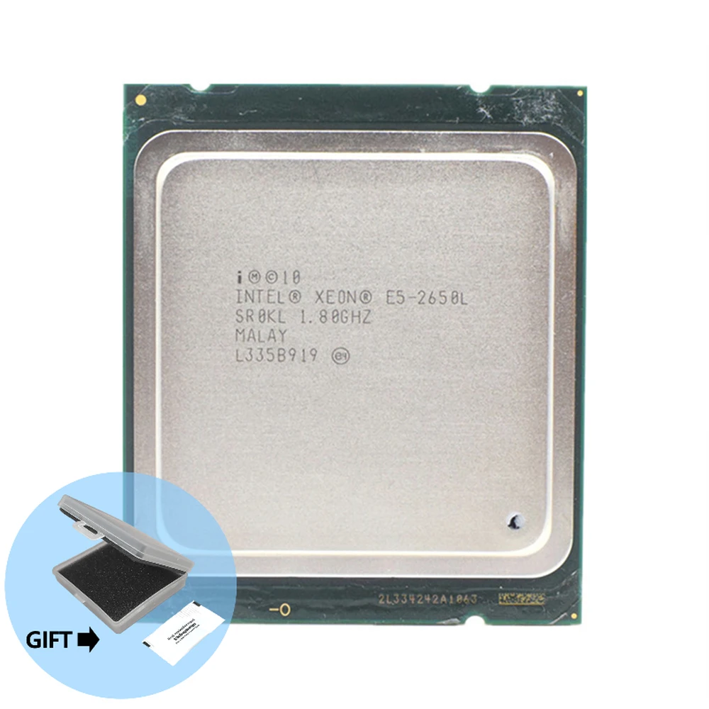 

Процессор Intel Xeon E5-2650L E5 2650L, 1,8G/20M/8G/S SR0KL, 70 Вт, LGA 2011, 8 ядер, 100% рабочий