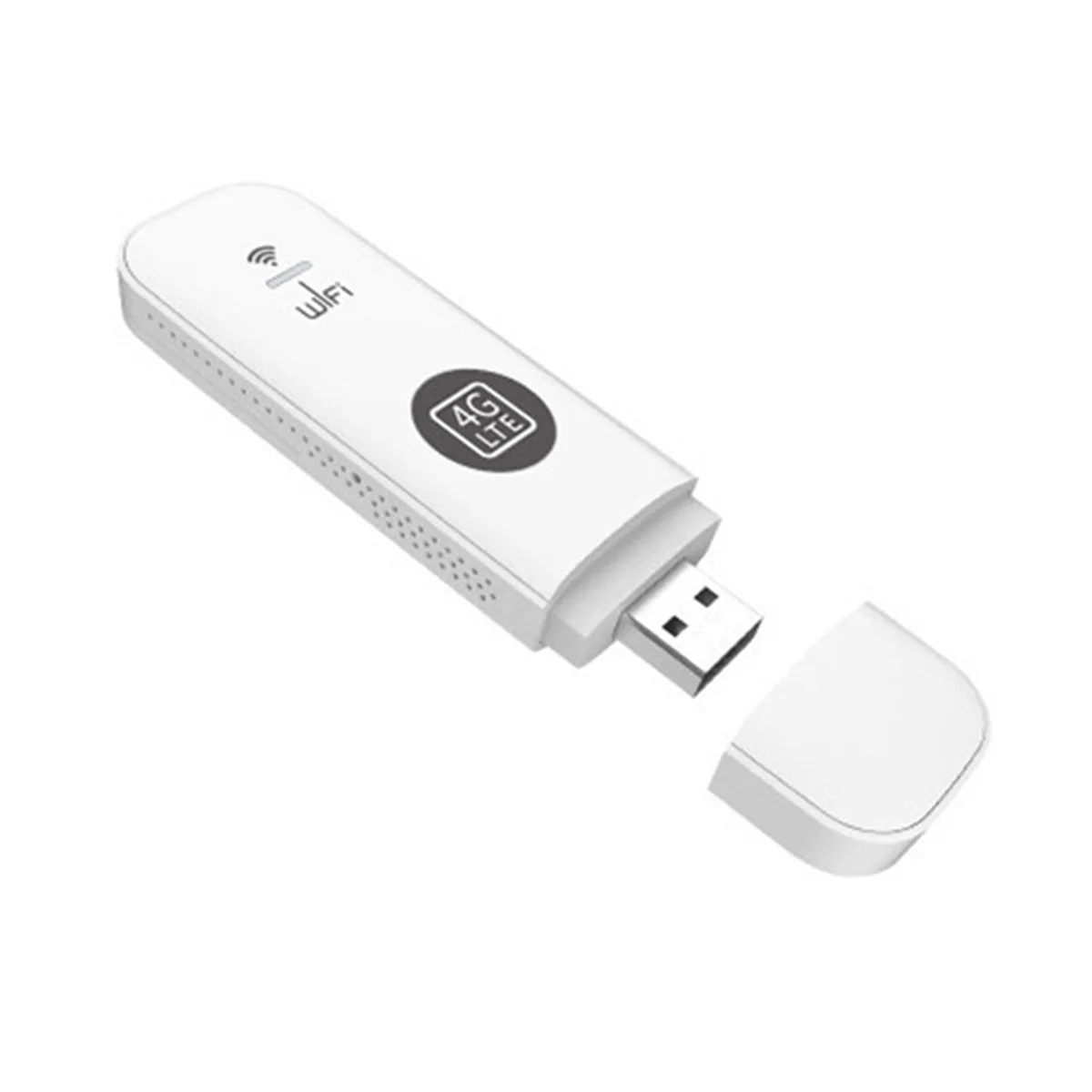 

4G USB WIFI Modem Router with SIM Card Slot 4G LTE Car Wireless Wifi Router Support B28 European Band-White