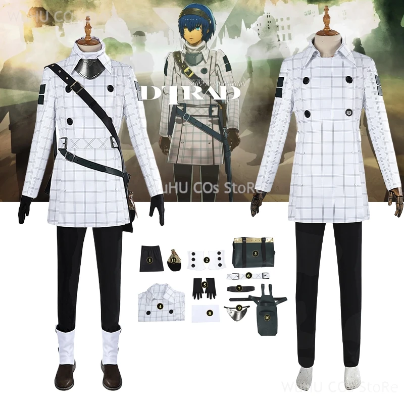 Игра Metaphor: ReFantazio Game Hero Traveling Boy Captain Косплей Костюм Cos Обувь Белый Конвенция Мужчины