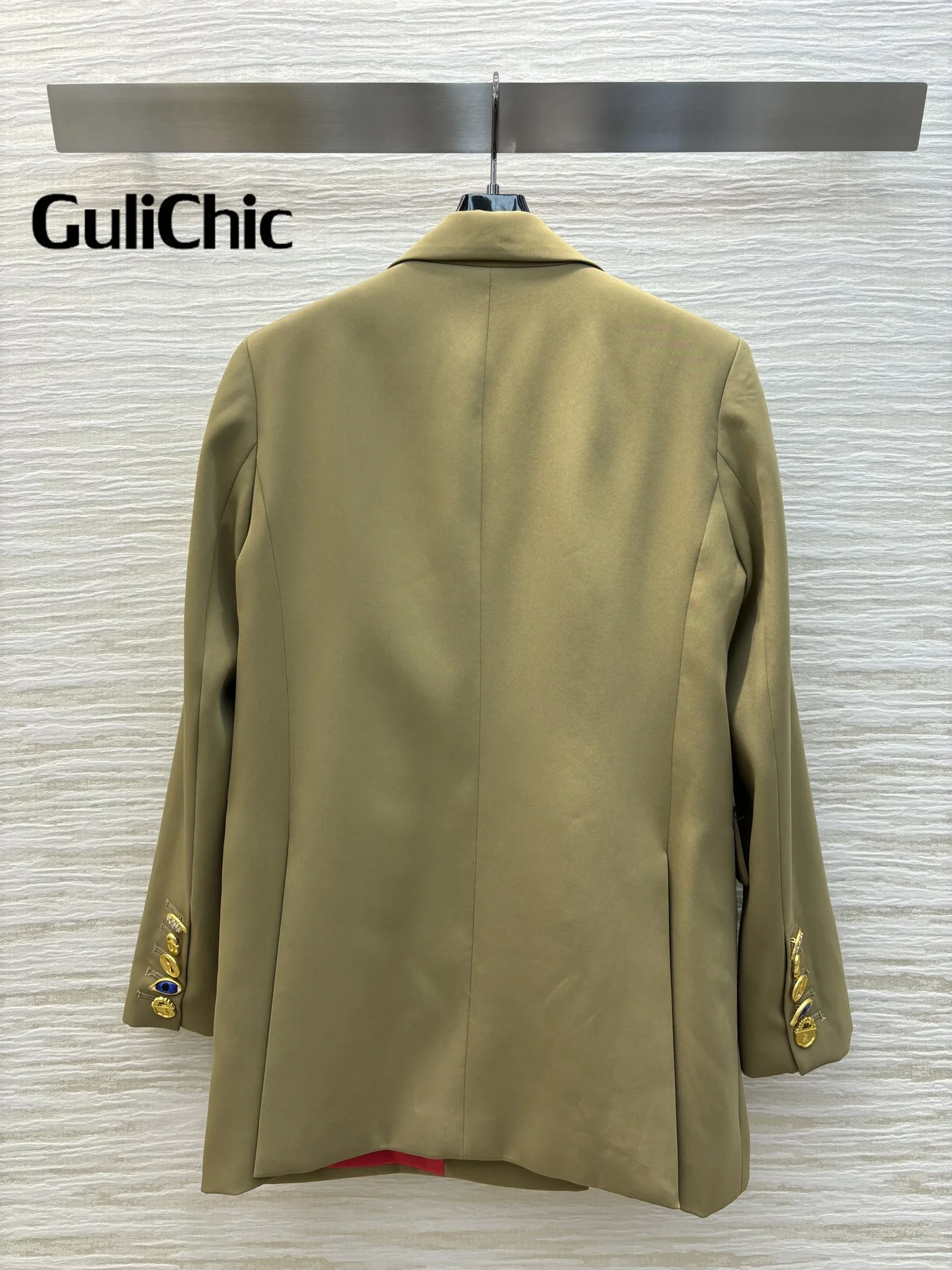 Женский двубортный блейзер с лацканами GuliChic 9 27