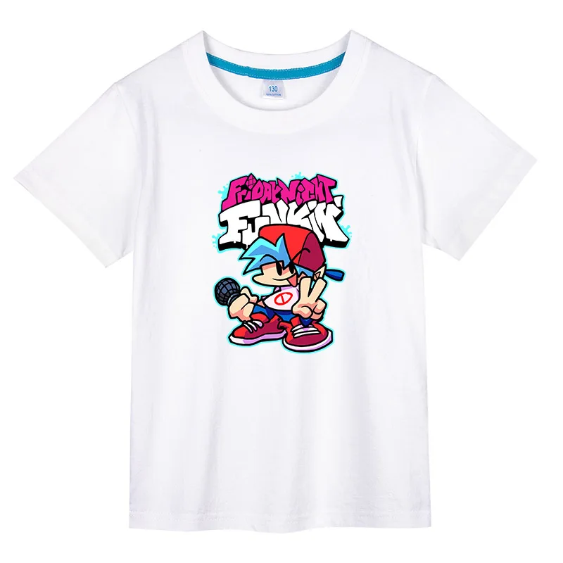 Детская футболка Friday Night Funkin летняя детская с короткими рукавами уличная одежда