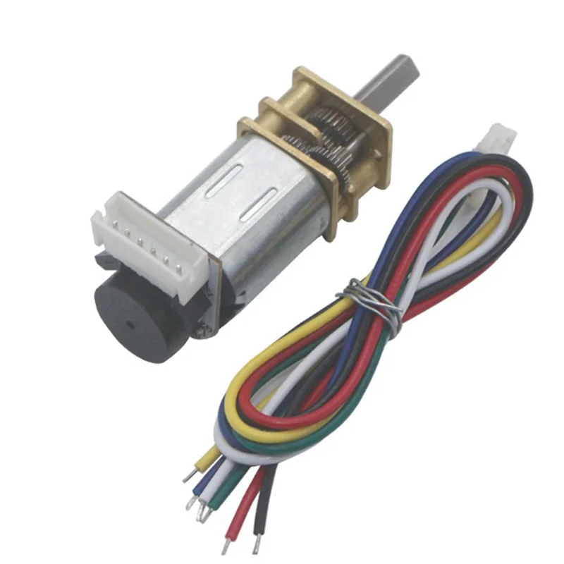 

N20 Mini Micro Metal Gear Motor DC 3/6/12V Encoder Gear Motor 19-3000RPM Slow Speed Reduction Gear Reducer Motor Geared Motors