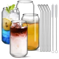 transparent glass cup with bamboo lid straw bubble glass beer coffee tumbler teacup heat and cold resistant drinking glasses