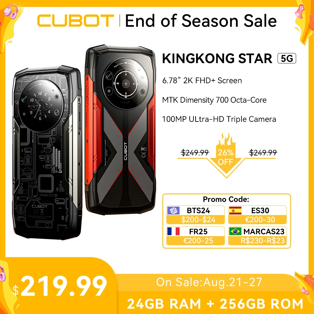 [World Premiere] Cubot KingKong Star Rugged Smartphone 5G, 2