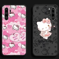 hello kitty cartoon phone cases for huawei honor p40 p30 pro p30 pro honor 8x v9 10i 10x lite 9a 9 10 lite coque soft tpu