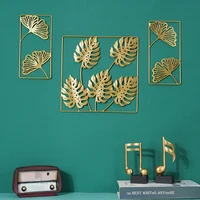 european retro gold wrought iron wall decoration wall hanging home porch wall hanging living room bedroom photo frame pendant