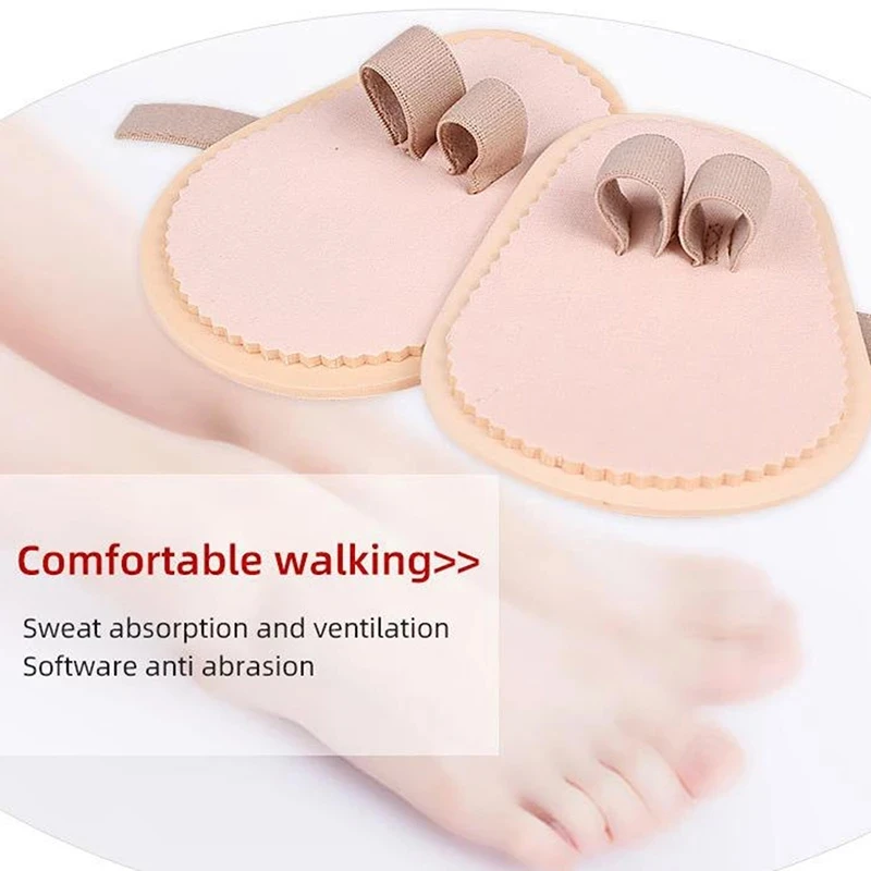 

Breathable Anti-wear Foot Cushion Unisex Support Split Guard Forefoot Pad Toes Separator Toe Protector