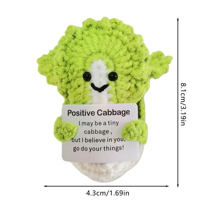 Эмоциональная поддержка маринованная вязаная кукла уникальная форма овощей