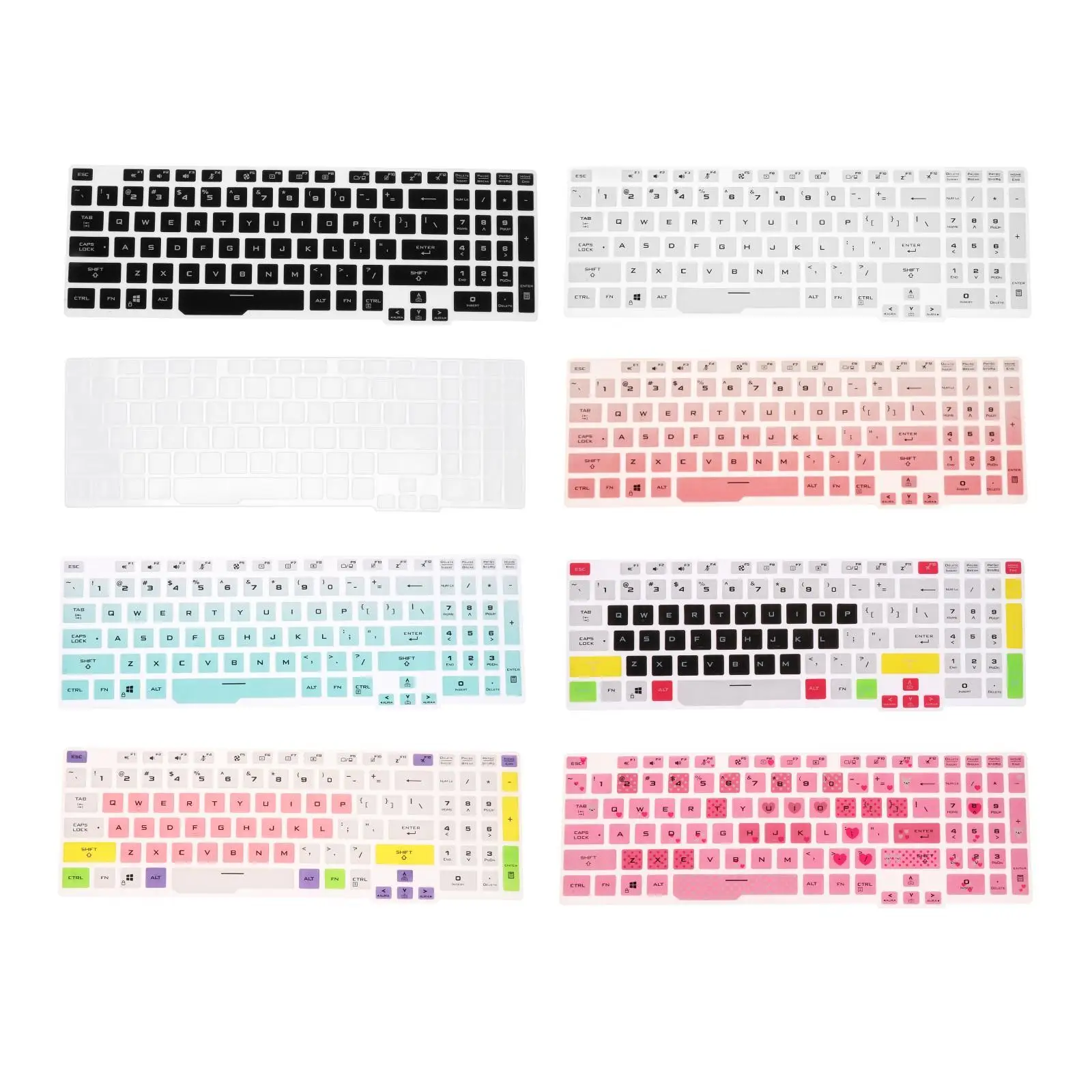 

Keyboard Cover Thin Universal Silicone Waterproof Keyboard Skin for 6Iu