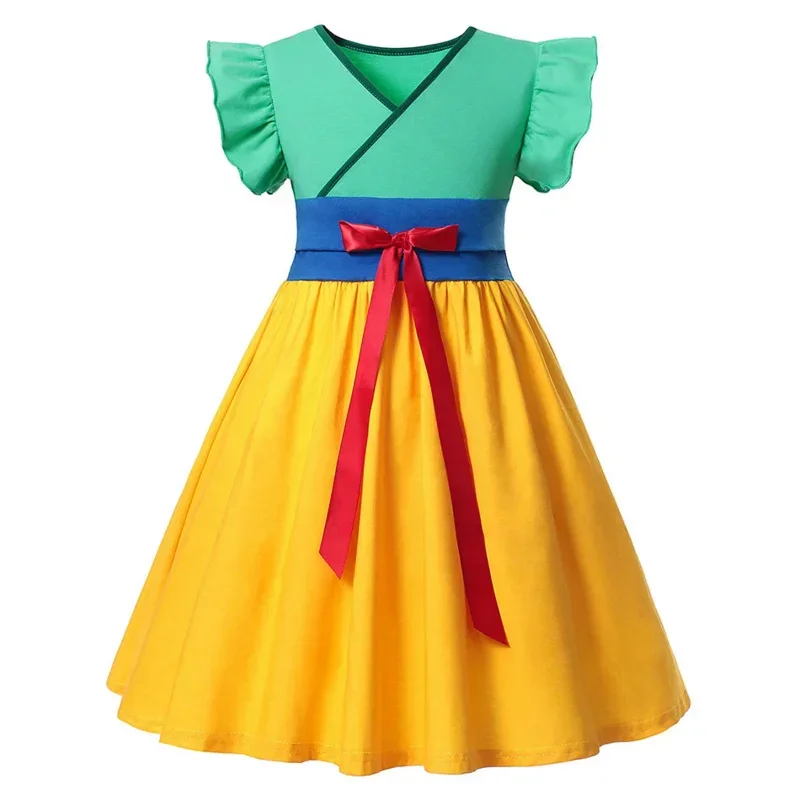 Косплей 2 3 4 5 6 лет Одежда принцессы для маленьких девочек Детское платье Аладдина