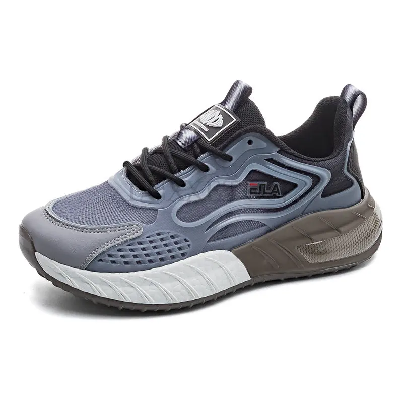 

Модная рабочая обувь, Противоударная защита от проколов, Мужская Защитная износостойкая неразрушаемая спортивная обувь с градиентом