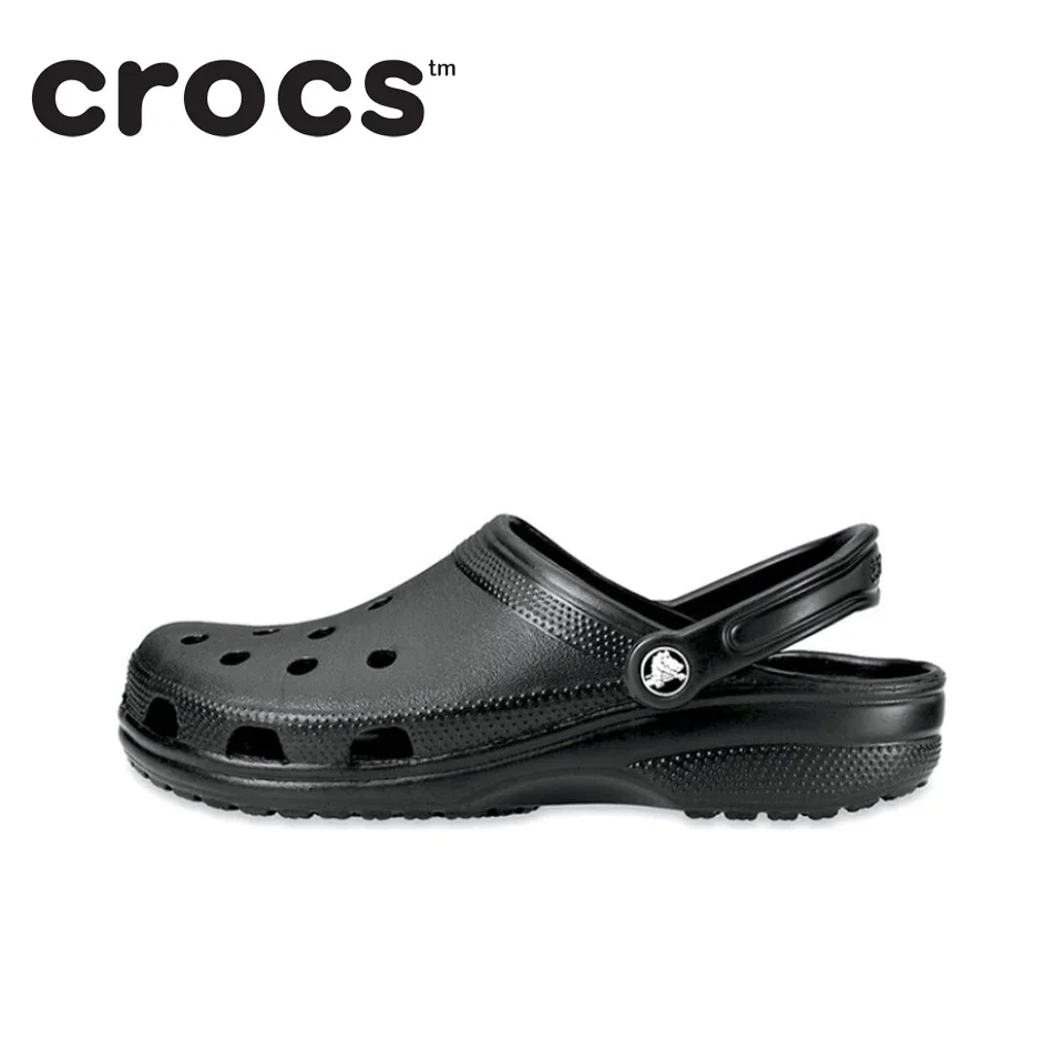 Классические повседневные сандалии Crocs унисекс без шнуровки с закрытым носком
