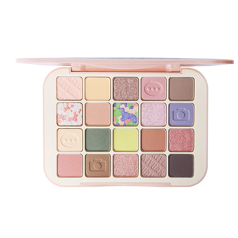 

New Wholesale Make-up 20-color Pearly Matte Long-lasting Color Without Halo Makeup Earth Color Eyeshadow Palette