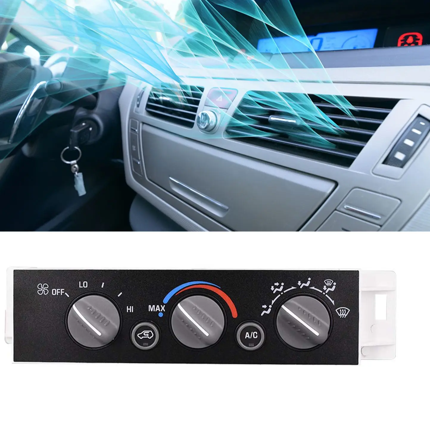 

Ac Heater Control Panel Switch For 96-00 Chevy GMC C K 1500 2500 3500 9378815 9378815