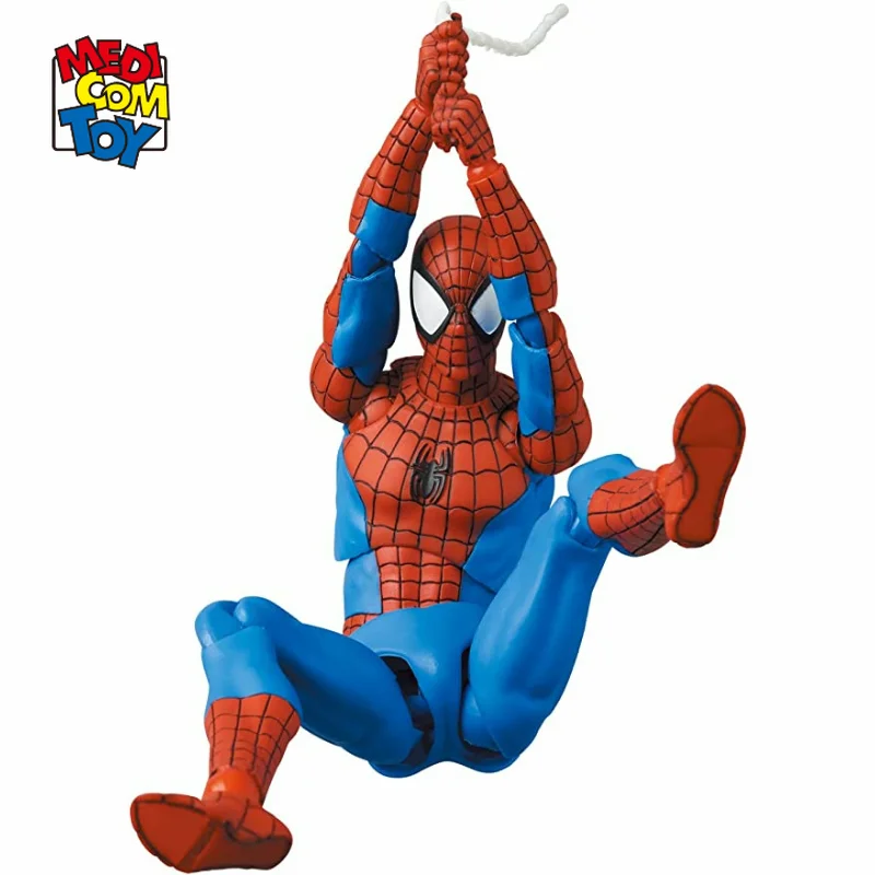 

MEDICOM TOY MAFEX No.185 SPIDER-MAN Spider-Man (CLASSIC COSTUME Ver.) 155 Mm Action Figure Anime Figure Model Collectible Toy