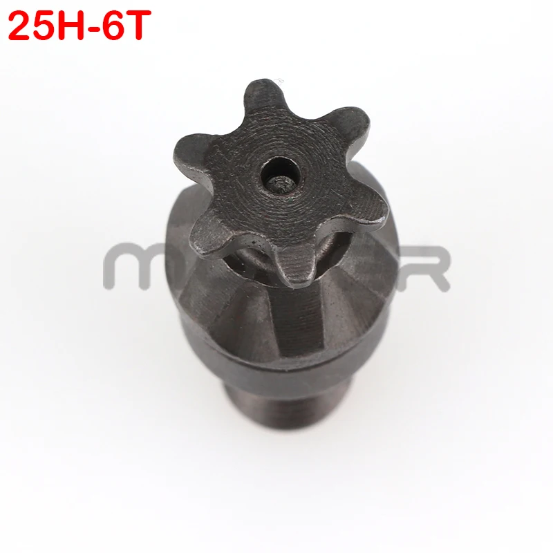 

25H T8F 6/7/8 зуб сцепления барабан Коробка передач передний зубчатый валик цепной звездочки для 2-тактный 47cc 49cc карманный велосипед/Мини Мото/дети ATV Quad