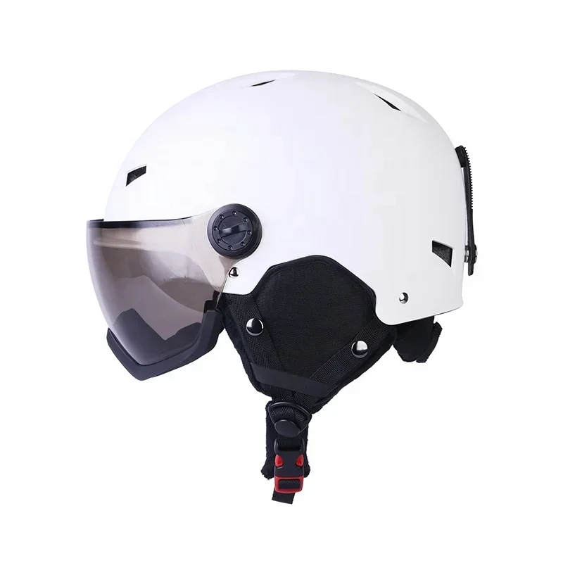 Лыжный шлем Шлем для сноуборда Регулируемый вентиляционный козырек Съемный