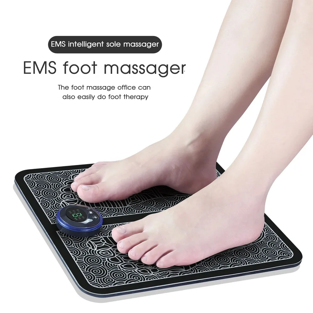 

Electric EMS Health Care Relaxation Terapia Fisica Massage Electric Tens Fisioterapia Foot Massager Mat Massageador Pes Muscular