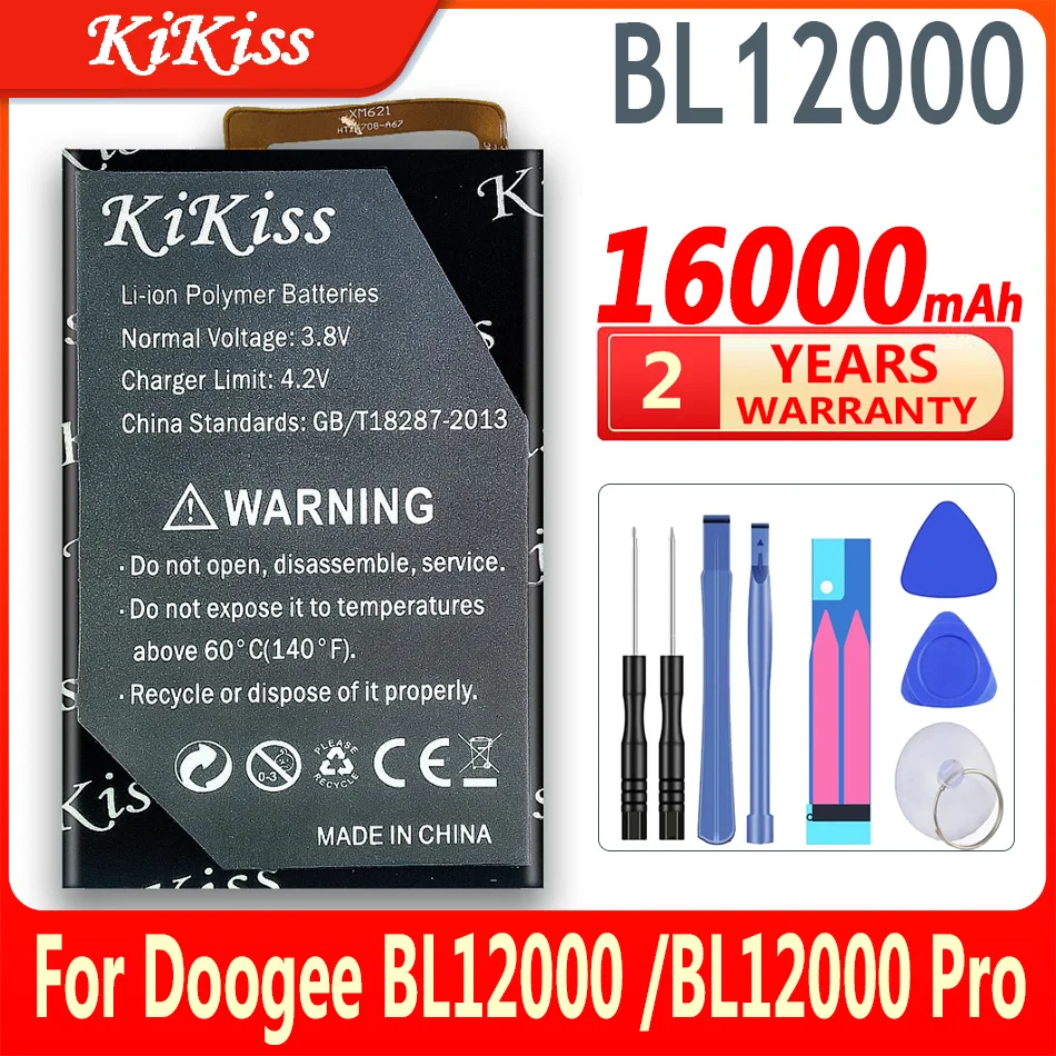 

Аккумулятор Kikiss BL12000 Для Doogee BL12000 Pro мобильный телефон, BL12000Pro запасные части для мобильного телефона BL 12000, аккумулятор