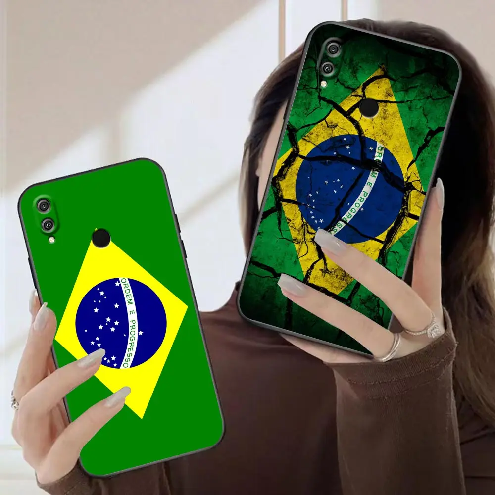 

X8 Case For Honor 8X 9X 20 20i 30i 50 30 70 Magic4 X6 X7 X9 5G X40i X40 Play6T Pro Plus Lite Case Para National Flag Of Brazil