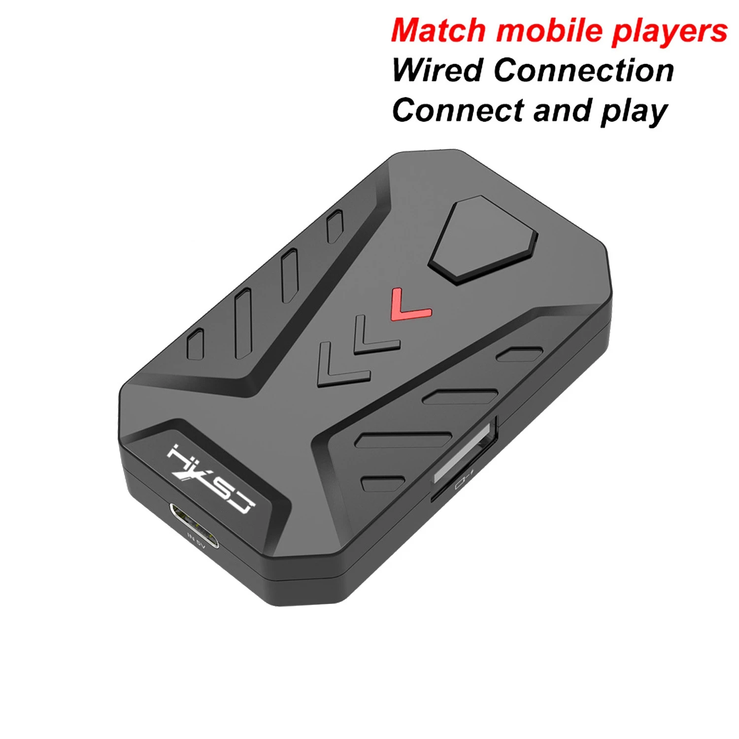 Фото Комбинированный конвертер для игровой клавиатуры и мыши HXSJ, 4-в-1, для Android-телефонов P8 №2